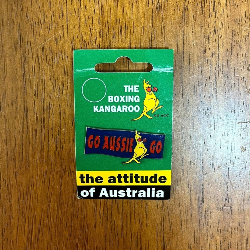 Sydney 2000‎ Olympics Go Aussie Go Boxing Kangaroo The Attitude of Australia Pin